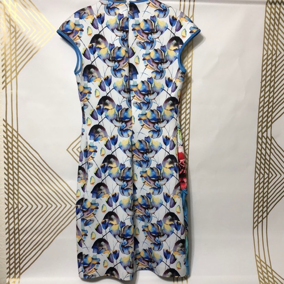 Clover Canyon Rio de Janeiro Floral Scuba Dress 🌹Size M - Picture 9 of 16